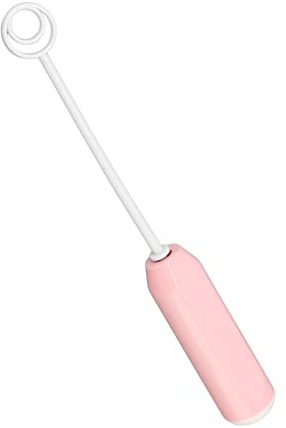 Wireless Electric Multi Speed Control Balloon Whisk,Egg Beater Whisk Egg Whisk Hand Push Whisk Blender Stainless Steel Egg Beater Milk Coffee Mini Whisk for Whisking Beating (Pink)