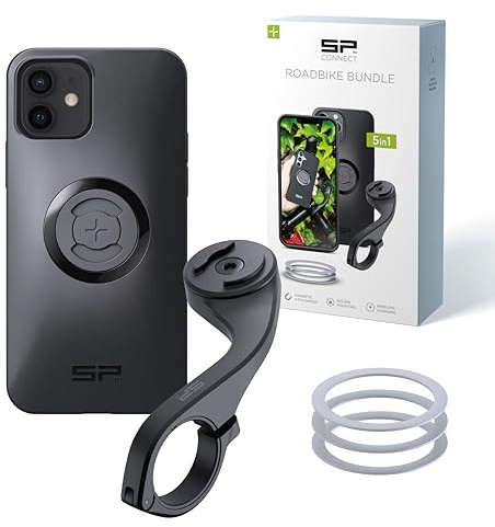 SP CONNECT Road Bike Bundle | SPC+ | für iPhone 12 Pro/12 | Handyhalter für Road Bike| Fahrrad Handy Halterung Gadget