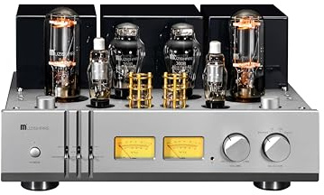 Muzishare X30 Class A Single Ended Integrated Tube Amplifier,Home Audio, with MM/MC Phono Pre Amplifier, Power Amplifier, 300B Push 845, Output Power 30W