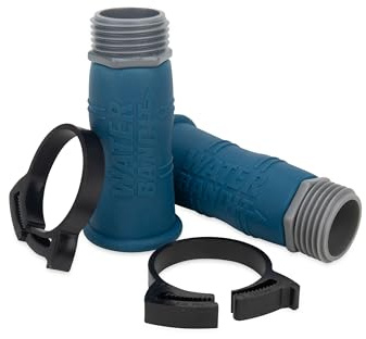 Camco Water Bandit w/morsetto | Collegare il tubo da giardino/tubo dell'acqua al rubinetto danneggiato o rubinetto senza fili | Caratteristiche design flessibile e include (2) banditi per l'acqua e