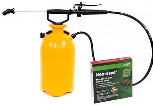 Vine Weevil Nematodes 12sqm with Nematode Compression Sprayer 6L - Green