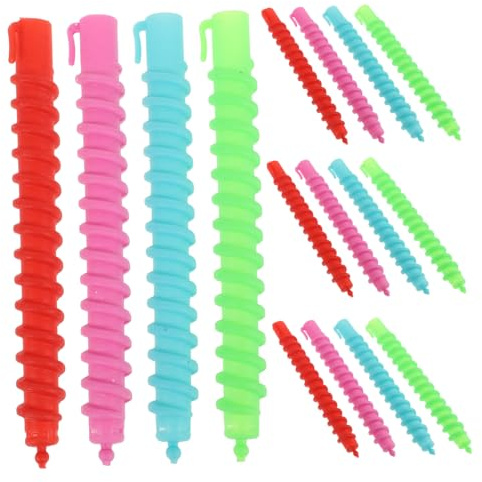NULYLU 60pezzi Sostituibili Per Permanente Medi Per Capelli Lunghi Spirale Per Arricciare Capelli
