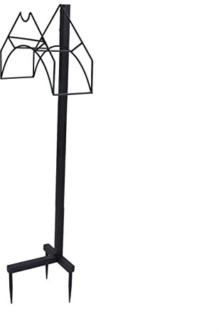 Freestanding Duty Garden Hose Holder Detachable Hose Storage Stand Rack for Outdoor Use