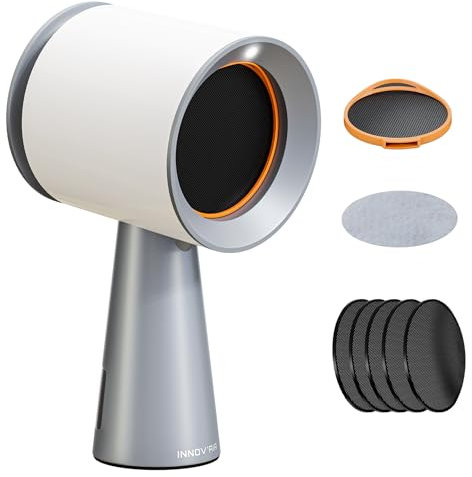 INNOV'AIR Hotte de Cuisine Aspirante 180m³/h Portable, 3 Vitesse Silencieuse avec Filtres a Charbon, Mini Hotte Portable Pour Cuisine sans Évacuation et Extérieur