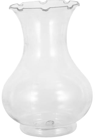 Amosfun Lot De 6 Vases en Plastique Incassables 12 Cm pour Culture Hydroponique, Décoration De Table De Mariage, Vases à Fleurs Compacts pour Centres De Table Et Propagation De Bourgeons