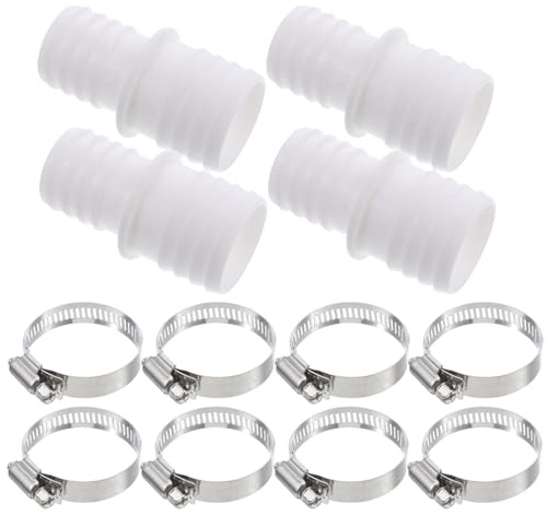 GANAZONO Poolschlauchadapter 32mm 38mm aus ABS und Edelstahl mit Schlauchkupplung für Poolreinigung und Schwimmbadzubehör