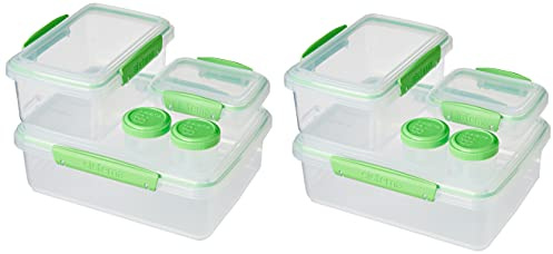 Sistema Food Storage Containers, Green, Pack of 10