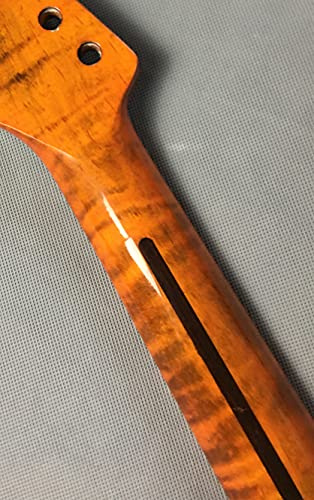 Tiger flamma lönn gitarrhals 21 fot 64,8 cm pärla prick inlägg gör-det-själv gitarr del ersättning