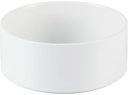 Havniva Keramik-Hundeschalen, 21 cm Futterschale und Wasserschale | Hundefutterschale für große Hunde, lebensmittelechtes Keramik, mit rutschfestem Gummiboden, spülmaschinengeeignet