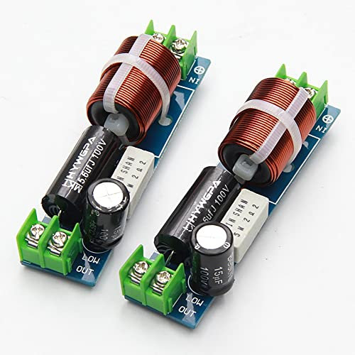 JINGERL 60-120W 3away Audio Audio Speaker Crossover Auto Frequenza Divisori Midrange Speakers Filtro 2pcs