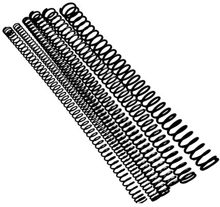Druckfedern 1 Stück Druckfeder aus schwarzem Manganstahl Y-Typ Federdurchmesser 0,9 / 1. 2 mm Außendurchmesser 6-18 mm Länge 305 mm 1,2 x 8 x 305 mm Federstifte (Farbe: 0,9 x 6 x 305 mm, Größe: Einh