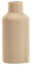 Vaso in Ceramica, Piccolo Vaso di Erba della Pampa per Decorazione Tavolo da Pranzo, Libreria, Camino, Ingresso e Lavagna - Stile Moderno e Bohémien (Beige)