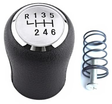 Toiumops Schaltknauf Schaltsack für VW Transporter T5 T6 Gp 2003–2015, 5/6-Gang-Schaltknauf, Gamaschenmanschette