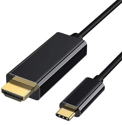 Pipestation USB-C to HDMI Cable - 1.8m Length - USB Type-C to HDMI 4K High-Speed Thunderbolt Adapter Cable compatible for use with MacBook, iPad, Samsung Galaxy and more