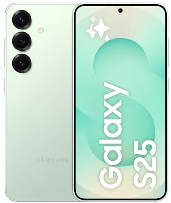 Samsung Galaxy S25 Smartphone AI, 3 anni di Garanzia del produttore, Display 6.2'' FHD+ Dynamic AMOLED 2X, Fotocamera 50MP, RAM 12GB, 256GB, 4.000 mAh, Mint [Versione italiana]