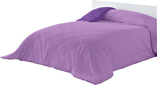 Lucena Cantos - Funda Nórdica Lisa - (300 x 270, Bicolor Malva/Lila)