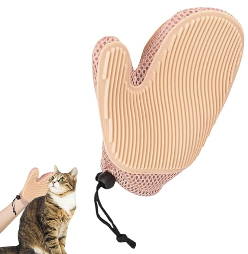 Handschuh zur Hundepflege – Handschuhe zum Waschen von Hunden | Zubehör für Haustiere, sanfte Fäustlinge gegen Knoten für Welpen, Kaninchen, Kätzchen, Hamster
