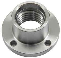ZHAJNG Piastra frontale for tornio for legno da 2 e 50 mm for mandrino for macchina for la lavorazione del legno filettato M18 da 1 pollice, flangia for utensili di tornitura
