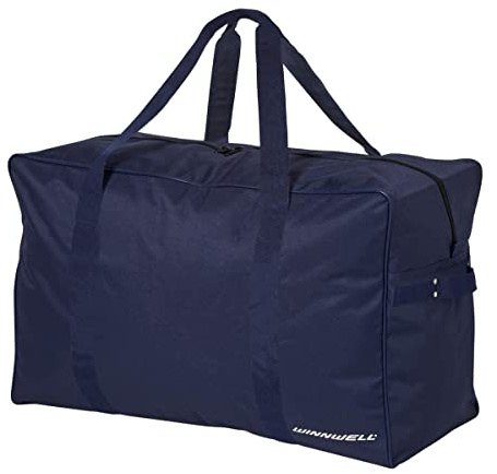 Winnwell Basic Carry Hockey Bag - Large Heavy Duty Sports Equipment Storage Bag - Multiple Sizes Bag For Hockey Player Gear