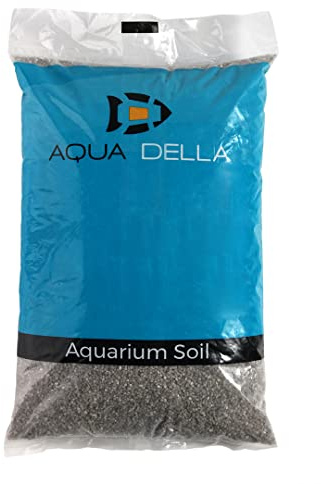 Aqua Della, Grauer Aquarienkies, 2–3 mm, 10 kg, dekorativer und funktionaler Boden, bietet Halt, aus hochwertigen Elementen, vor Gebrauch mit warmem Wasser abspülen