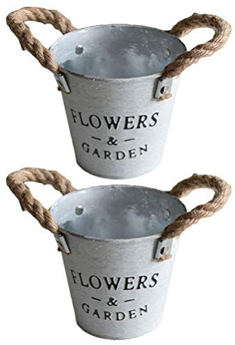 Cabilock Eisenblumentopf Blumenvase Blumentopfeimer Sukkulentenpflanzer Eisenpflanzer Für Balkon Innenbereich Dekoration Und Aufbewahrung