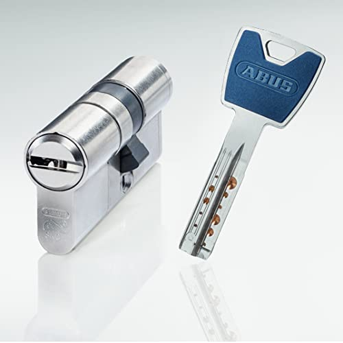 ABUS EC880 Schließzylinder 45/55 Einzelschließung inkl. 3 Wendeschlüssel (saphirblau)