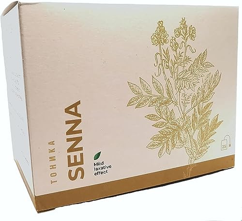 Thé au séné, sachets 2X25, thé naturel.Thé au Séné Feuilles de séné nettoyantes pour le nettoyage du colon laxatif - 25 sacs à thé