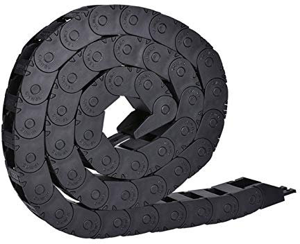 Cable Drag Chain,Drag Chain Cable Drag 5x5 7x7 10x10 10x15 10x20 10x30 L1000mm Chain Wire Carrier with End Connectors for CNC 3D Printer Engraving Machine (Size : 7x7 Non Open)