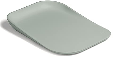 hauck Baby Wickelauflage Change N Clean, Keil Wickeltischunterlage 50 x70 cm, Wickelmatte Schadstofffrei, Abwaschbar, Hygienisch, Wickelmulde bis 25 kg, Pflegeleicht (Sage)