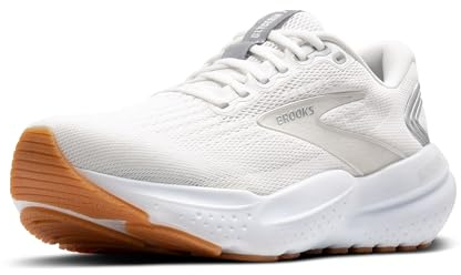 Brooks Glycerin 21 Neutral löparsko för kvinnor, Vit/silver/Biscuit, 40 EU