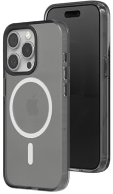 RHINOSHIELD Clear Hülle für MagSafe für iPhone 15 Pro | Starker Magnet, Anti-Vergilbung, transparent, hohe Klarheit, stoßfest, Fallschutz nach Militärstandard