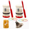 surebuy Sauerteig-Starterglas-Set, Deckel-Set, breite Öffnung, Silikonschaber, Stoffabdeckung, Thermometer-Design, Messlöffel für Sauerteig-Backmehl, alle Mehle (rot, 2 Sets)