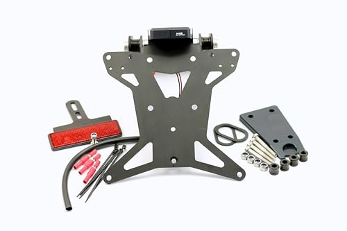 MG Biketec Kurzes Heck - Kennzeichenträger - Kennzeichenhalter geeignet für Honda CB750 Hornet ab 2023 (172x167mm)