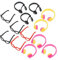 ERINGOGO 1juego Mini Auriculares y Gafas Miniatura para Muñecas Accesorios rol Decorar y Regalar Cumpleaños y Días Festivos