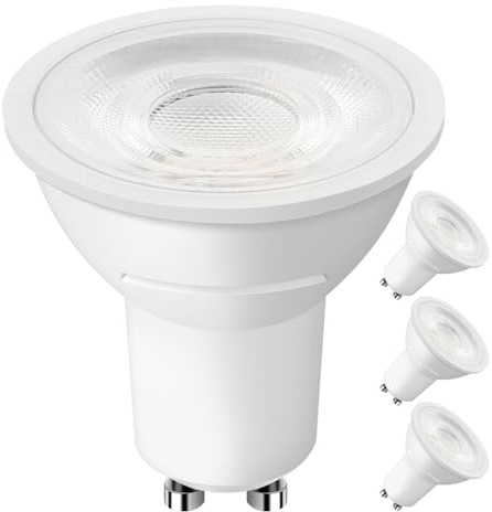 Lepro Lampadina LED GU10, Bianco Naturale 4000K, Lampadina GU10 da 630lm, 6W Equivalente a 80W, Fascio Ampio 38°, Lampadine LED a Risparmio Energetico, Confezione da 4