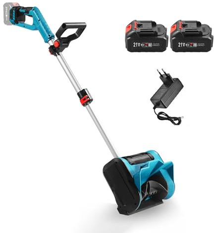 YCNLYSSR Pelle à Neige Pliable, souffleuse à Neige Efficace avec Manche rétractable, déneigement Facile, souffleuse à Neige pour Le déneigement Hivernal des allées (Deux Batteries)