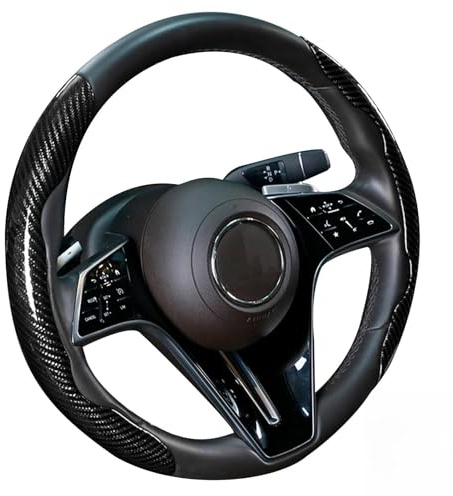 3 Stück Lenkradbezug, Auto Lenkradbezug, Universelle segmentierte Lenkradschutz für 99% Auto,SUV,Lastwagen (Schwarz)