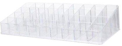 DECORNIJIA Lipstick Storage Box Delicate Organizer Lipstick Holder for Household Makeup Display