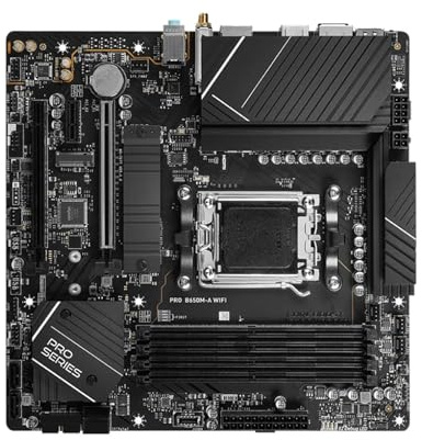 scheda madre Scheda madre Fit For MSI PRO B650M-A WIFI B650 AM5 DDR5 for Ryzen 7/9/5 7800X3D 7950X3D 7600X 7700X da gioco M.2 Micro ATX