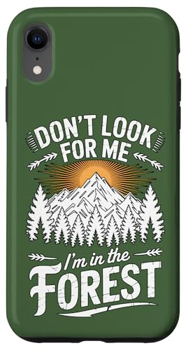 Adventure Seeker Forest Explorer Bois d'extérieur Coque pour iPhone XR