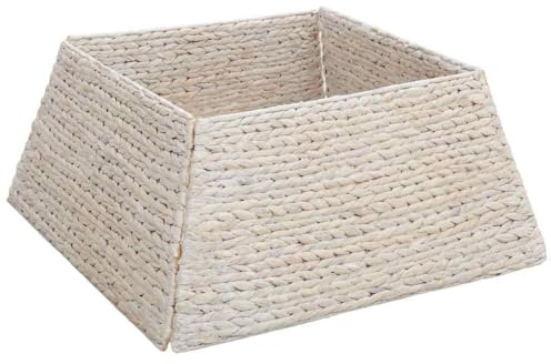 Solivagant Collier de Sapin de Noël Blanc 60 x 60 x 28 cm Jacinthe d'eau,(1.95 KG)