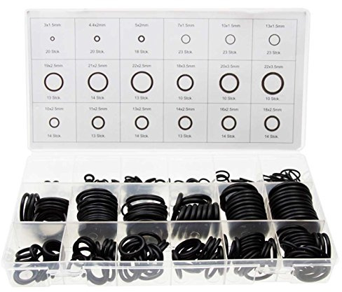 Alkan O-Ring Dichtung Sortiment Ø 3-18 mm 279-tlg Dichtring Set
