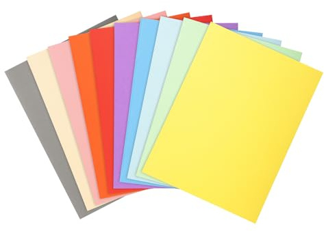 Exacompta 420100E 10er Pack Aktendeckel Forever® 170 g/m2 Aus Recycling-Karton für DIN A4 Blauer Engel ideal für die lose Blatt-Ablage farbig sortiert Sammelmappe Dokumentenmappe