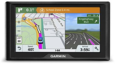 Garmin Drive 61 USA LM GPS Navigator System with Lifetime Maps, Spoken Turn-By-Turn Directions, Direct Access, Driver Alerts, TripAdvisor and Foursquare Data