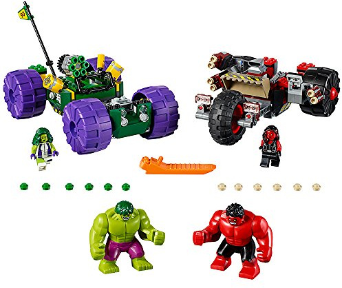 LEGO Marvel Super Heroes Hulk vs Hulk rouge 76078 Jouet super-héros