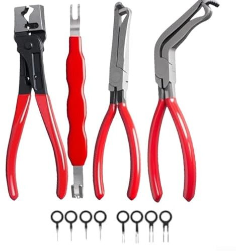 Hasaller Juego de alicates de desconexión eléctrica de acero de alto carbono, herramienta separadora de conector eléctrico, conector de electricidad automotriz, herramienta de extracción de terminales