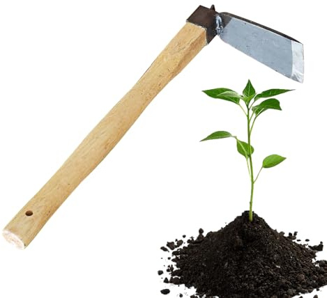 Binette de Jardinage,Outil de Jardinage Solide et - Binette pour Culture de Sol,pour Jardin Extérieur Pelouse Cour Arrière Balcon Terrasse Adultes Hommes