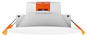 ENUOTEK Lampada Plafoniera Faretto da Soffitto a Incasso a LED Bianco 11W 220V Senza Trasformatore 1100Lm 3000K 4000K 6000K Regolabile IP44 per Cucina Bagno Lot di 1