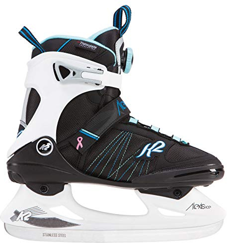 K2 damskor ALEXIS ICE Boa – svart-vit-ljusblå – EU: 39 (US: 8 – UK: 5,5) – 25B0101.1.1.080