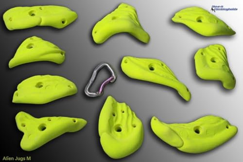 Move-it-Climbingholds - Alien Jugs M (Klettergriffe-Set), Farbe:blau